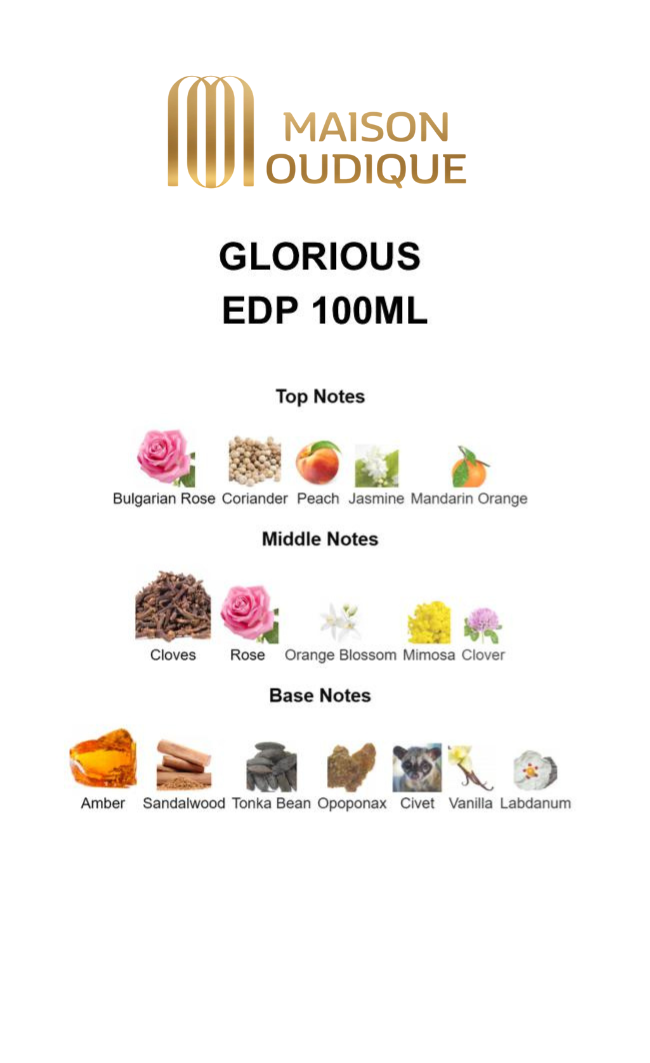 Glorious Perfume | Luxury Amber Floral Perfume