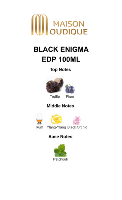 Black Enigma Perfume | Bold Dark Elegance