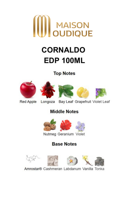 Cornaldo Perfume | Apple Grapefruit and Vanilla by Oudique